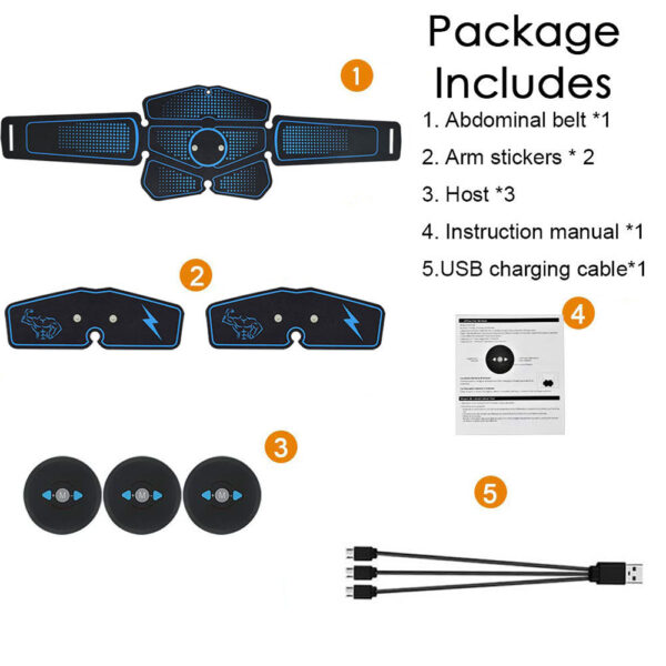 Abdominal muscle training with EMS fitness equipment - Image 3